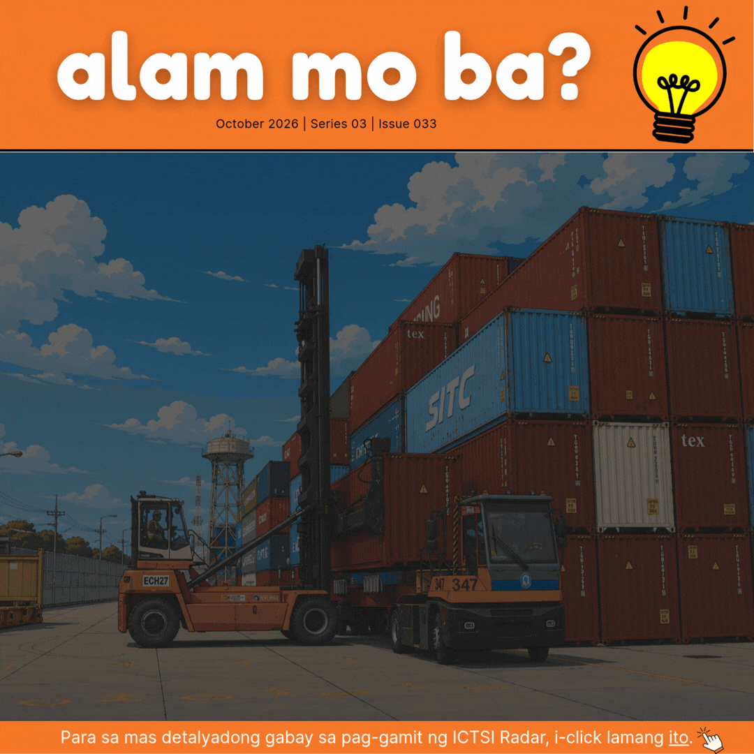 Advisory #033: Alam Mo Ba? Mas madali nang malaman ang status ng iyong truck at driver gamit ang ICTSI Radar